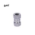 EMT DNV GL certificated  stainless steel pipe fittings metric one ferrule bite type compression hydraulic union fittings